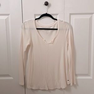 American Eagle Soft & Sexy Waffle V-Neck.